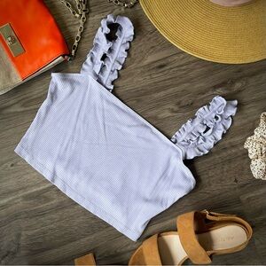 Aritzia Sunday Best Large Lilac Firecracker Tank